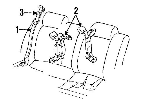 1996 Chevy Monte Carlo Seat Belt Diagram