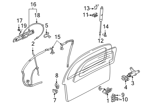 2001 Chevy Venture Lift Gate Diagram