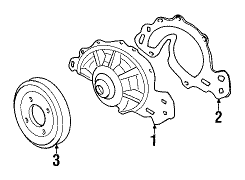 2002 Pontiac Grand Prix Water Pump Diagram