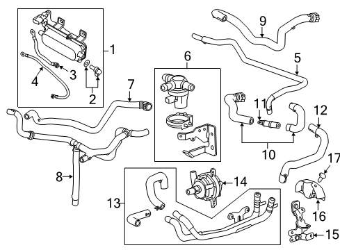 2013 Chevy Volt Heater Hose Diagram