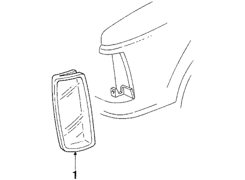 1987 Chevy S10 Blazer Side Marker Lamps Diagram