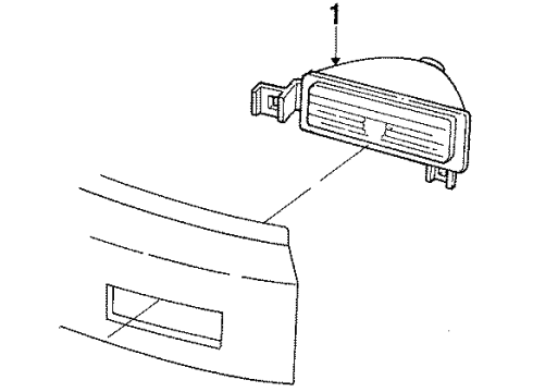 1987 Pontiac Grand Am Park Lamps Diagram