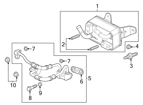 2024 Chevy Colorado Trans Oil Cooler Diagram
