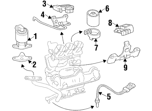 1997 Pontiac Grand Prix EGR System Diagram