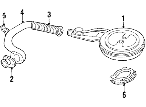 1984 Chevy Chevette Air Intake Diagram