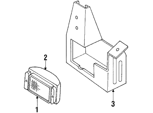 1988 Oldsmobile Cutlass Ciera Fog Lamps Diagram