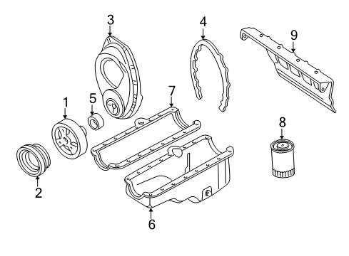 2000 Chevy C2500 Engine Parts Diagram