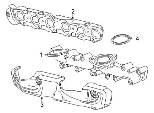 2024 GMC Sierra 1500 Exhaust Manifold Diagram 2 - Thumbnail