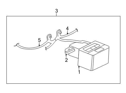 1996 Chevy Camaro Negative Cable Diagram for 12157153