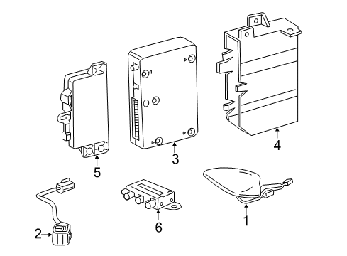 2020 Buick Regal Sportback Communication System Components Diagram