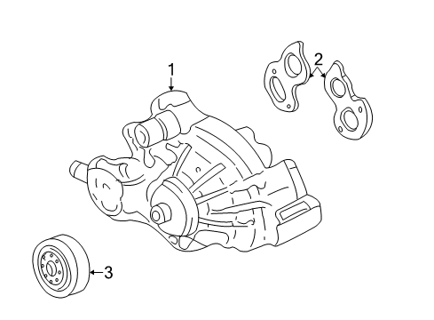 2005 Chevy Silverado 2500 HD Water Pump Diagram