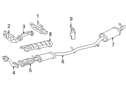 1997 Buick Park Avenue Intermediate Pipe Diagram for 25657444