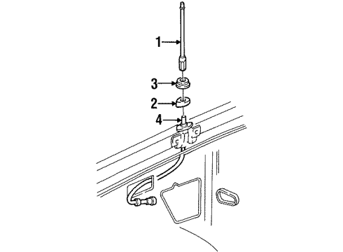 1996 Chevy Tahoe Base Diagram for 15963441