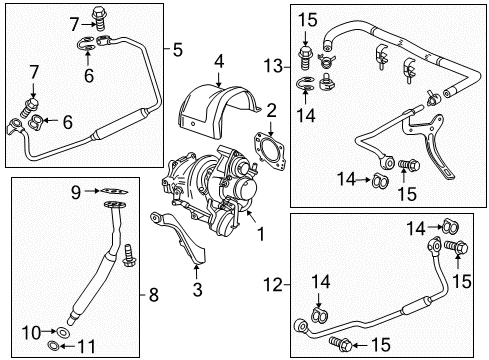 2012 Buick Regal Oil Inlet Tube Washer Diagram for 12612817