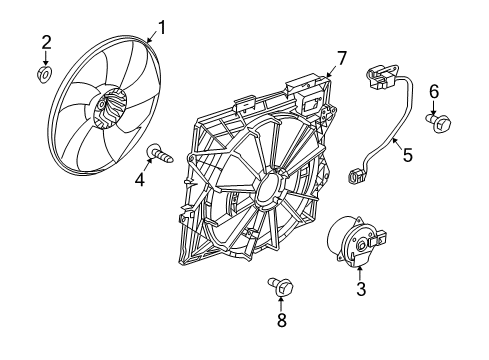 2009 Cadillac SRX Cooling Fan Diagram