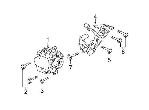 2011 Cadillac STS Alternator Diagram