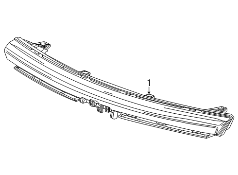 2024 Chevy Equinox EV Lamp Bar Diagram