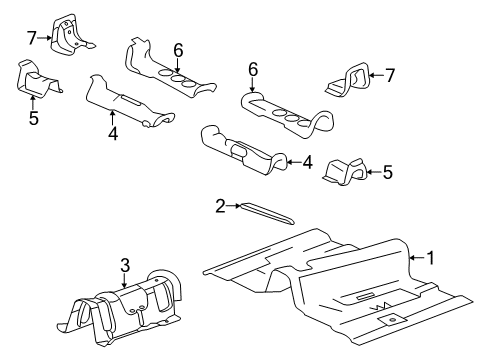 2015 Cadillac CTS Floor Diagram