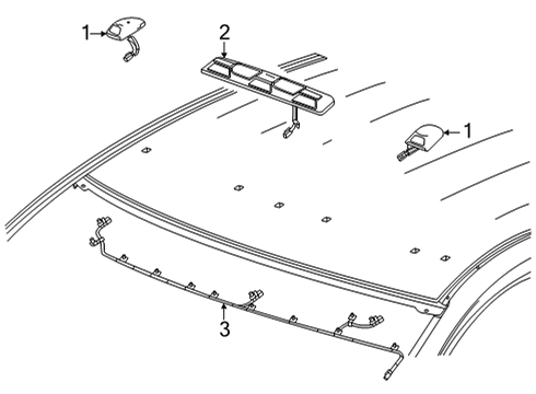 2022 Chevy Silverado 3500 HD Harness Diagram for 84858732
