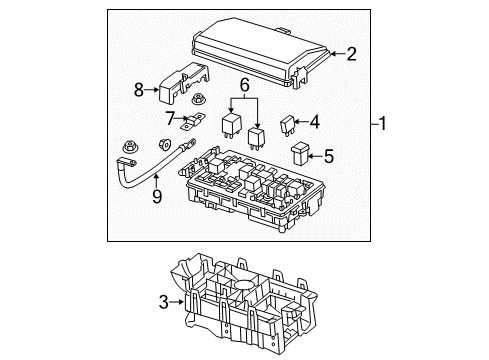 2016 Buick LaCrosse Side Cover Diagram for 13222785