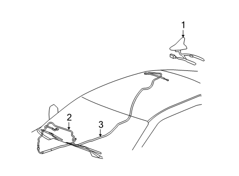 2015 Chevy Camaro Antenna & Radio Diagram