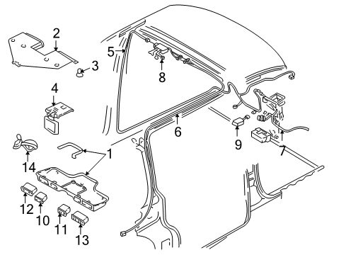 2000 Chevy Venture Control Module Diagram for 9361921