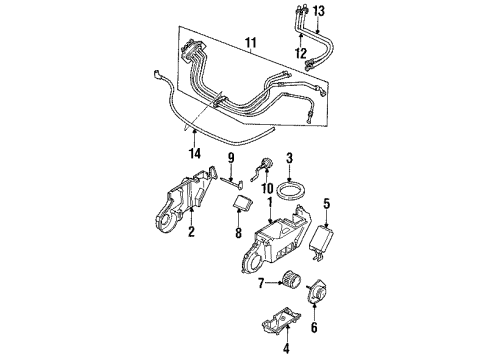 1994 Chevy Lumina APV Auxiliary Heater Diagram