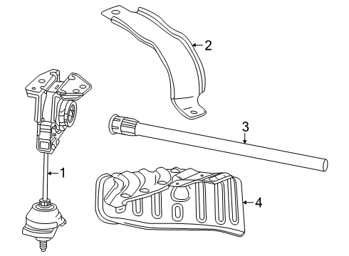 2024 Chevy Colorado Spare Tire Carrier Diagram