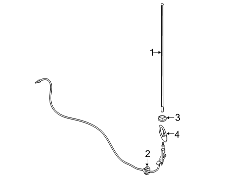 2005 Chevy Equinox Antenna & Radio Diagram 2 - Thumbnail