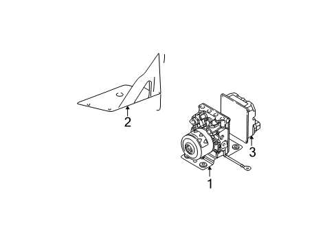 2002 Chevy Venture ABS Components Diagram