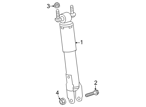 2024 Chevy Silverado 2500 HD Shocks & Components Diagram 2 - Thumbnail