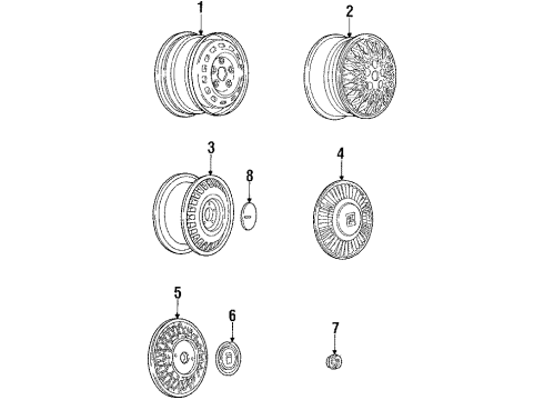 1986 Oldsmobile Toronado Wheels Diagram