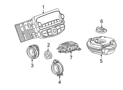 2015 Chevy Trax Radio Diagram for 42569142