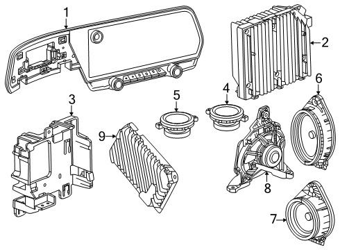 2024 Chevy Blazer EV Sound System Diagram