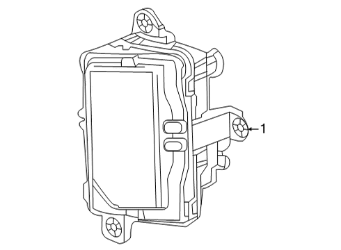 2024 GMC Yukon XL Fog Lamps Diagram
