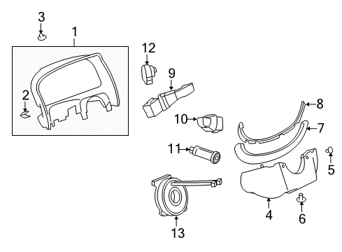 2010 Saturn Vue Fork Bolt Diagram for 11514544