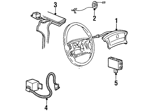 1996 Pontiac Grand Prix Diagnostic Module Diagram for 16221301