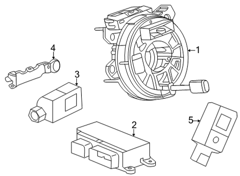 2024 Cadillac CT4 Supplemental Restraint System Diagram 2 - Thumbnail