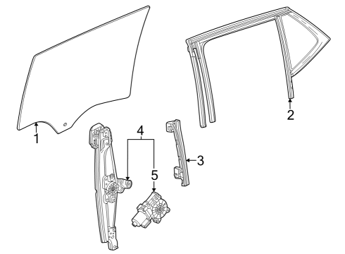 2025 Buick Encore GX Rear Door Diagram