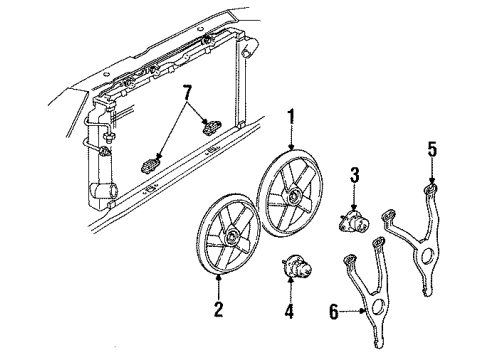 1996 Cadillac Eldorado Cooling Fan Diagram