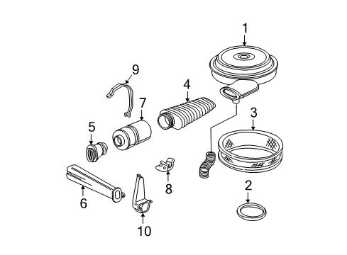 1995 Chevy K2500 Air Intake Diagram
