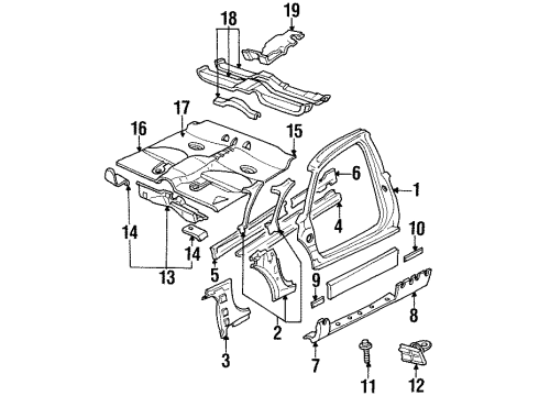 1996 Chevy Monte Carlo Floor Diagram