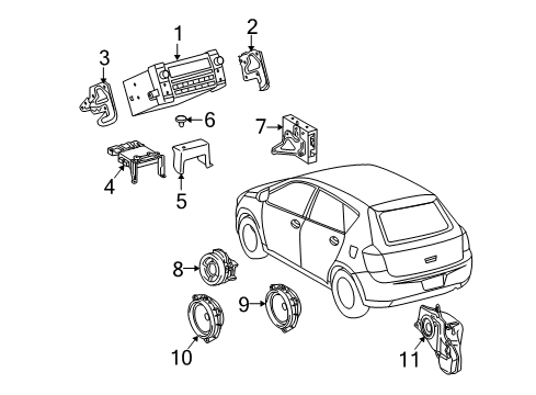 2009 Pontiac Vibe Sound System Diagram