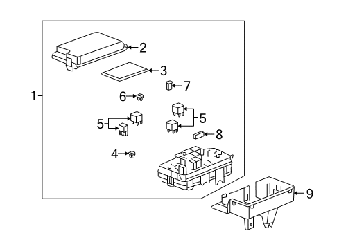 2006 Cadillac XLR Electrical Components Diagram