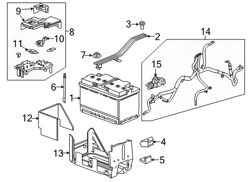2024 Chevy Traverse Battery Diagram