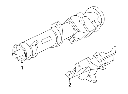 2000 Oldsmobile Alero Steering Column Assembly Diagram