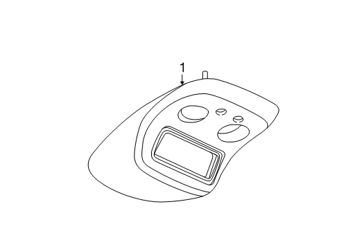 2002 Chevy Avalanche 1500 Overhead Console Diagram