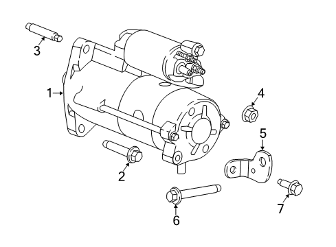 2023 Chevy Equinox Starter Diagram