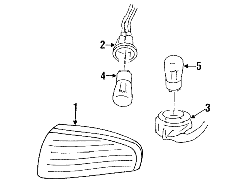 1997 Buick Riviera Combination Lamps Diagram