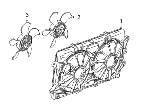 2021 Chevy Tahoe Cooling Fan Diagram 2 - Thumbnail